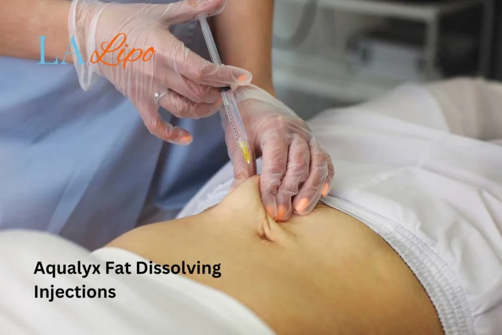 woman having fat dissolving injections Broxbourne in the stomach