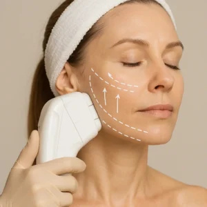 Woman having HI-FU to reduce wrinkles call LA LIPO Broxbourne Now!