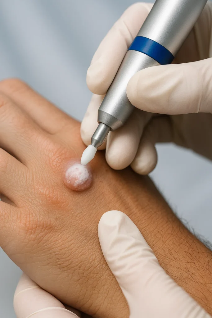 example of wart removal Broxbourne using cryopen