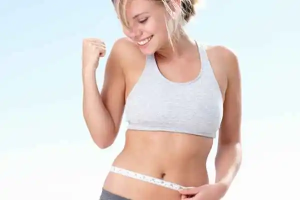 woman happy after fat reduction treatment Broxbourne