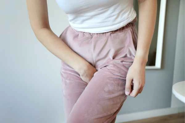 woman struggling with urine incontinence Broxbourne